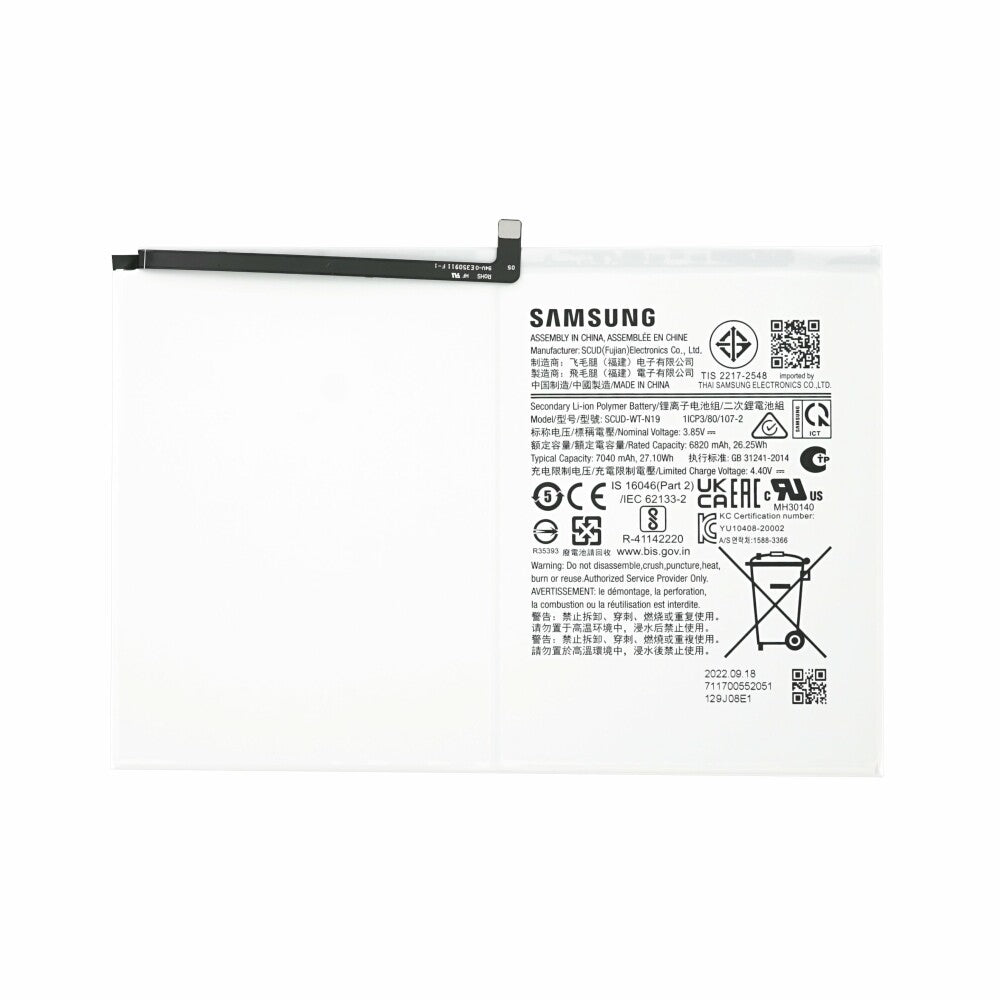 Samsung Akku SCUD-WT-N19 für Galaxy Tab A7 10.4 T500 T505 7040mAh GH81-19691A