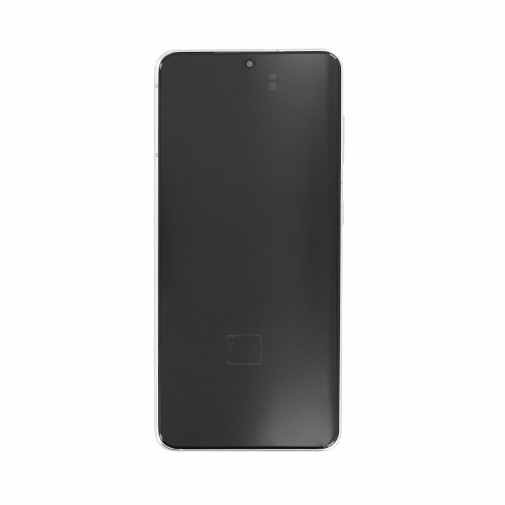 Original Display für Samsung Galaxy S21 5G G991B LCD + Rahmen Weiß GH82-27255C