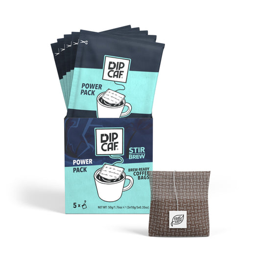 7 Stück Dipcaf Power Box 5 Stück Kaffee