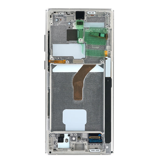 Samsung Display + Rahmen (montiert) S908 Galaxy S22 Ultra weiß Hauptbild