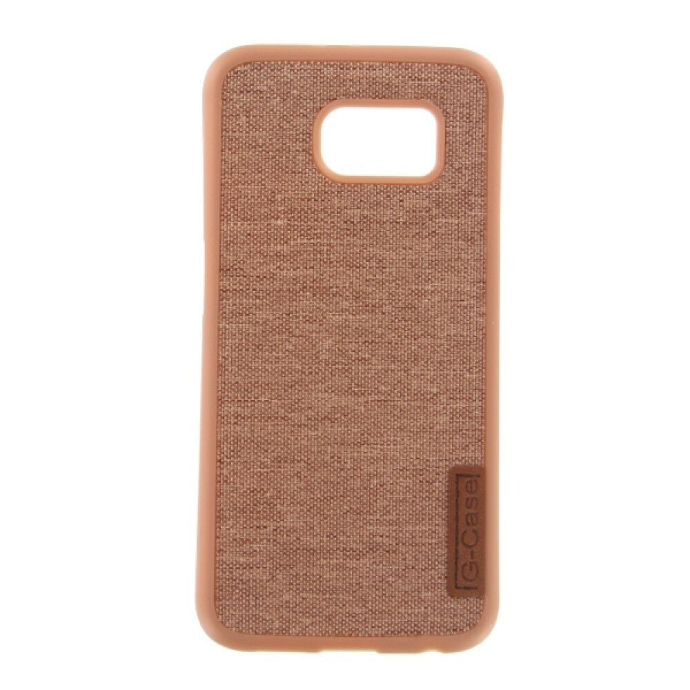 Silikonhülle Handyhülle für Samsung S6 Braun Schutzhülle Tasche