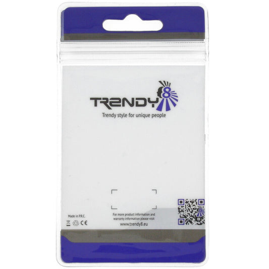 Original Trendy8 Große Blistertasche mit Reißverschluss 215x120mm Verpackung