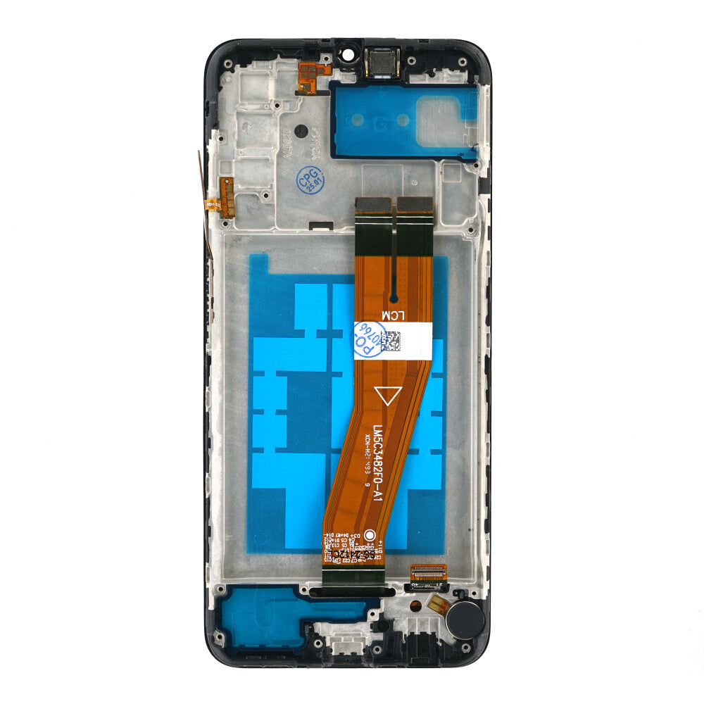 Display + Rahmen + Kleinteile (Kleber, Flex, Lautsprecher, Vibrator) SM-A037G Galaxy A03s(EU) schwarz