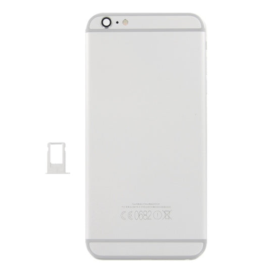für iPhone 6P Akkudeckel Backcover Silber Akkufachdeckel Kameraglas