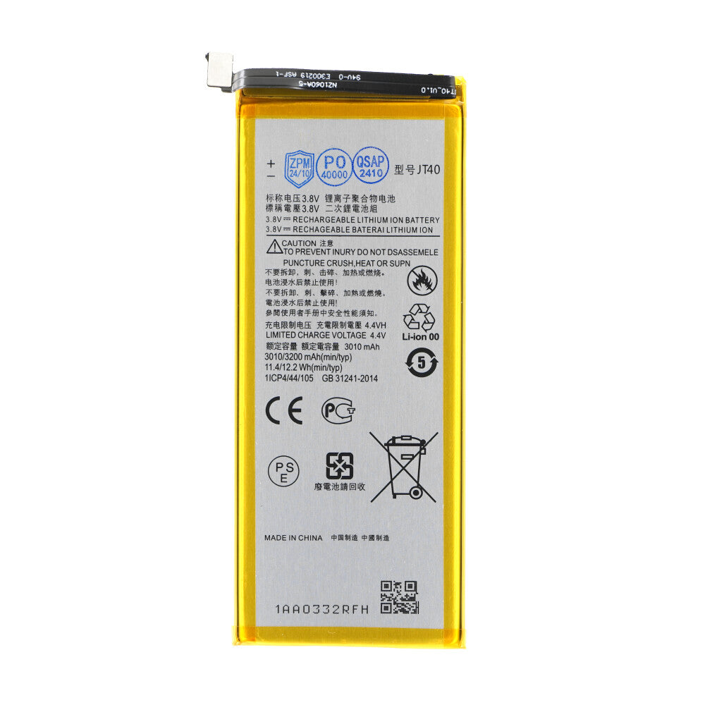 Motorola JT40 Akku für Moto G6 Plus (mAh Kapazität) Batterie Hohe Kapazität Ersatz