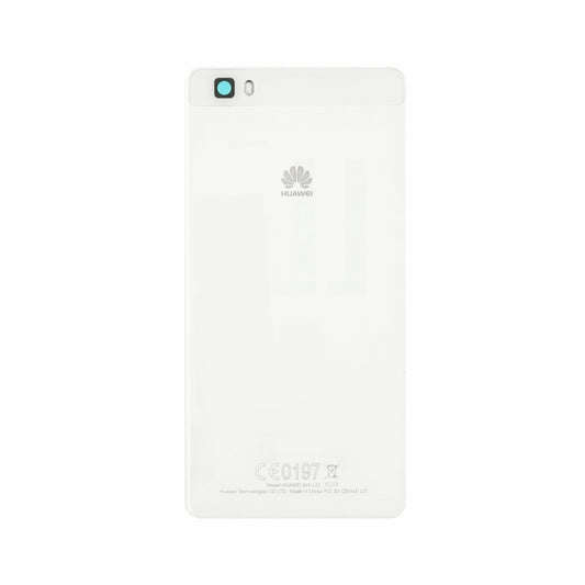 Original für Huawei P8 Lite Akkufachdeckel 02350GKS Weiß Rückseite
