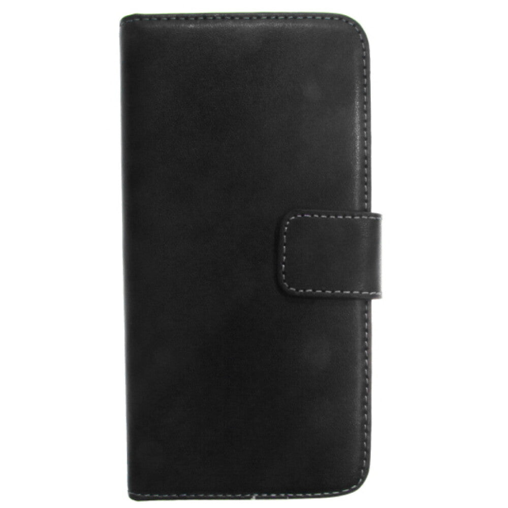 Leder Handyhülle für HTC M9 Schwarz Hülle Tasche Schutz 4250710561445