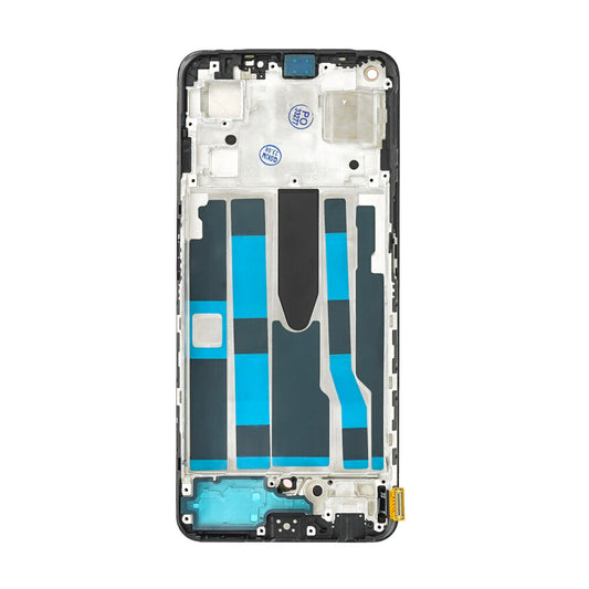 Display für OPPO Reno 7 5G Schwarz LCD + Rahmen Bildschirm Touch
