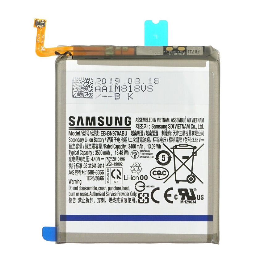 Original Akku Samsung Galaxy Note 10 SM-N970F EB-BN970ABU 3500mAh GH82-20813A