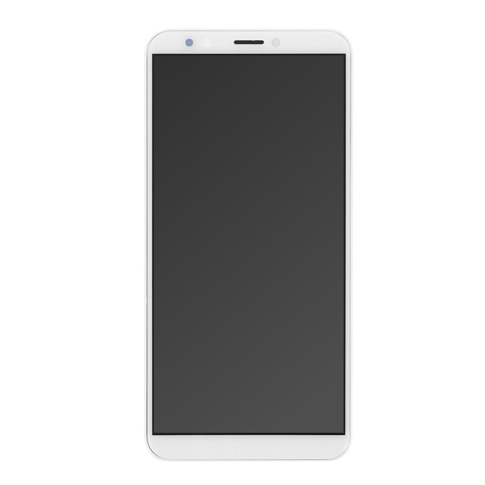 OEM display unit + frame for Huawei Y7 2018 white, without logo