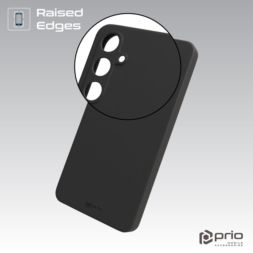 prio Liquid Silicone Case für Samsung A36 schwarz