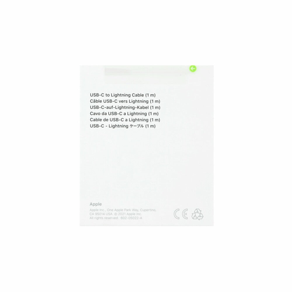 Original Apple 1m Lightning auf USB-C Kabel MM0A3ZM/A