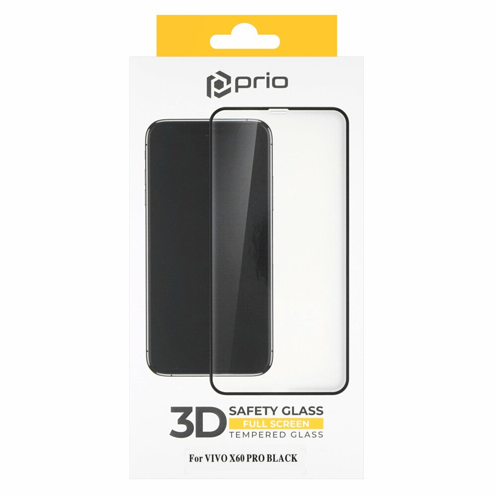 prio 3D Displayschutzglas für VIVO X60 Pro schwarz