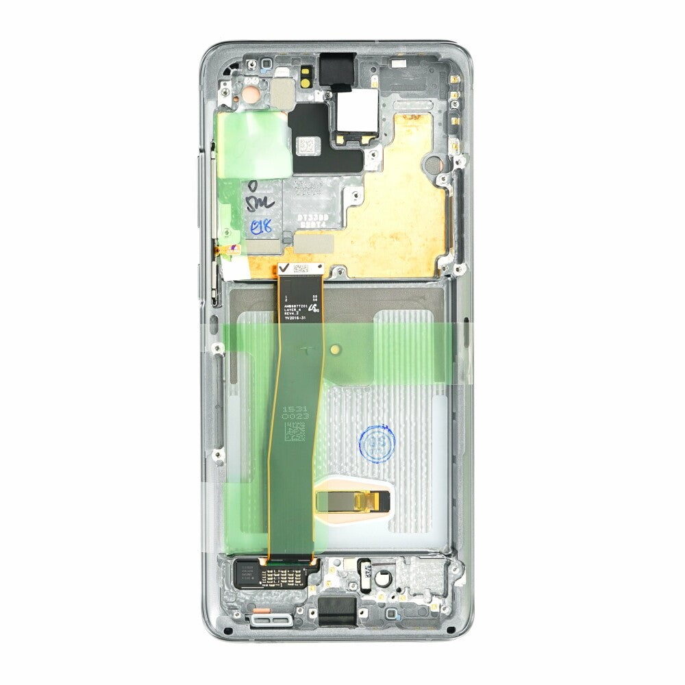 Original Display für Samsung Galaxy S20 Ultra G988B grau LCD +Rahmen GH82-26032B