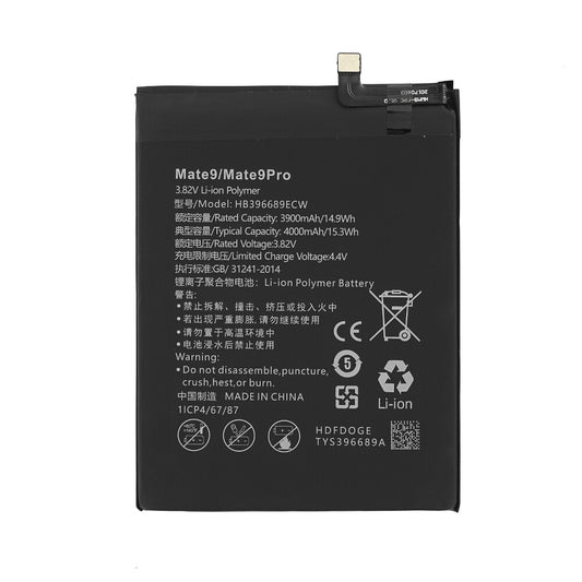 HB396689ECW Akku für Huawei Mate 9 Mate 9 Pro wie Original 4000mAh Ersatzakku