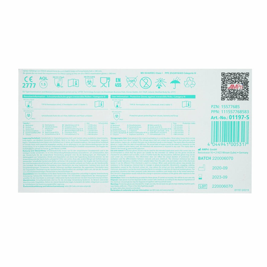 Blue Basic Plus Nitrile powder-free examination gloves / disposable gloves, 200 pieces, blue