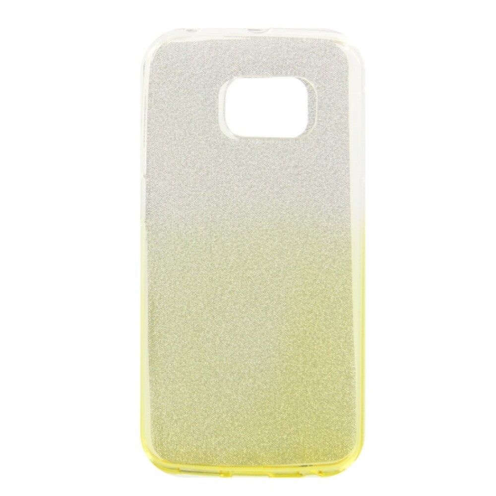 TPU Handyhülle für Samsung Galaxy S6 Edge Gelb Schutz Tasche