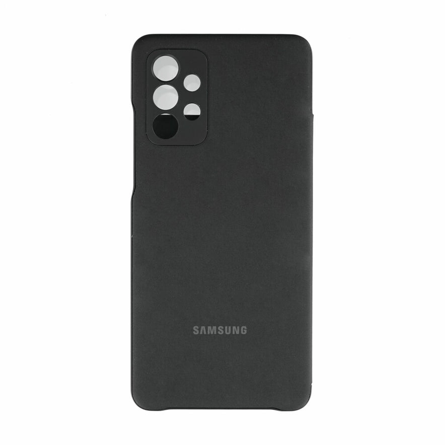 Original Smart View Handyhülle für Samsung Galaxy A72 Schwarz EF-EA725PBEGEE