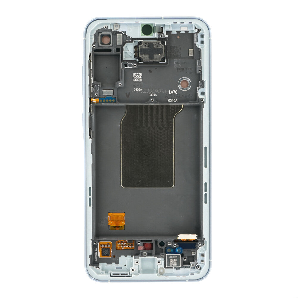 Original Display für Samsung Galaxy A55 SM-A556 LCD + Rahmen eisblau GH82-34305B