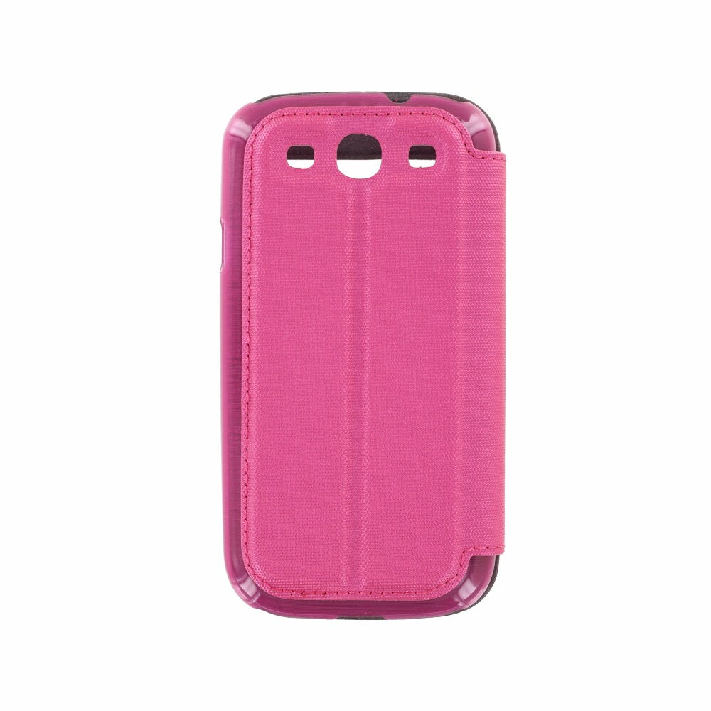 Original Flip Hülle für Samsung Galaxy S3 Pink Handy Tasche Schutz Case