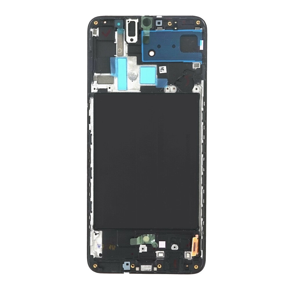 Original Display für Samsung Galaxy A70 Schwarz LCD + Rahmen GH82-19747A