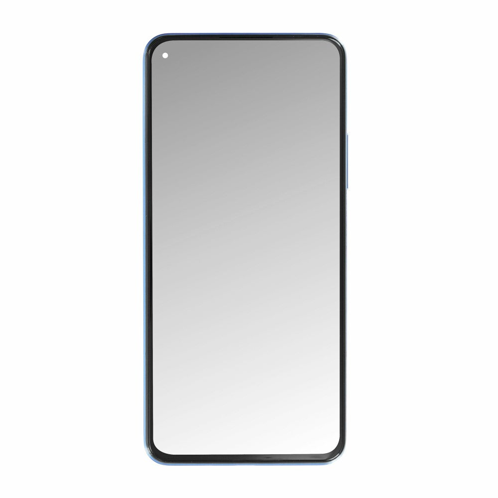 Original Display für Xiaomi Mi 11 lite 4G LCD + Rahmen blau 56000C0K9A00