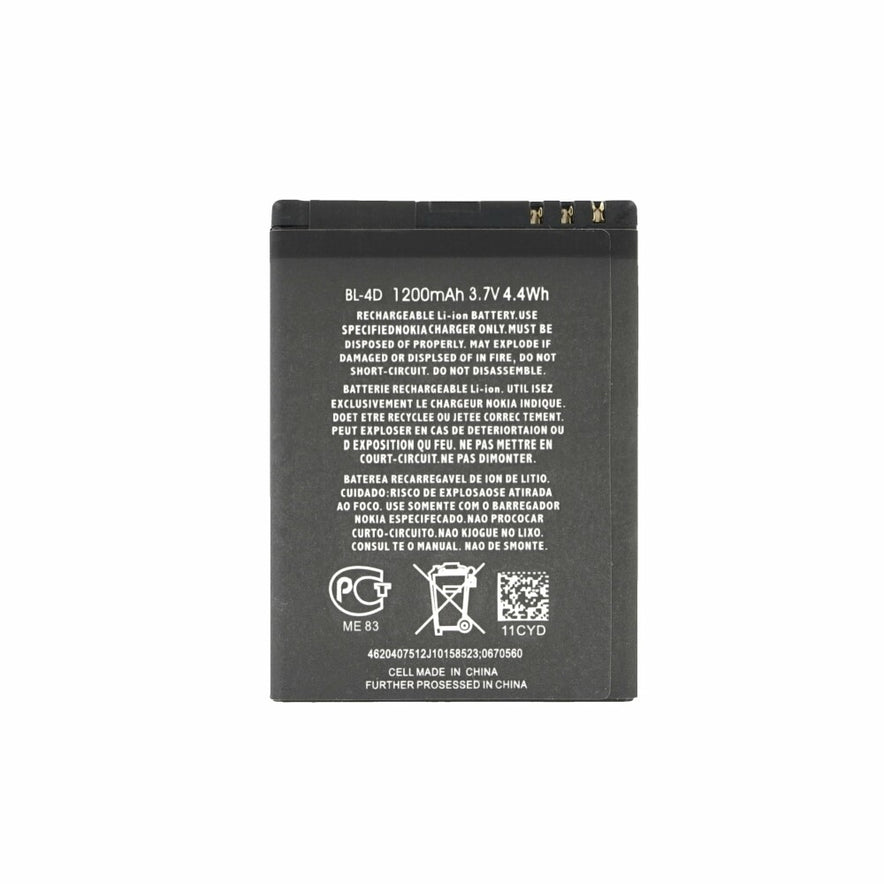 BL-4D Akku für Nokia N8 E5 N97 Mini 1200mAh Batterie Accu Ersatzakku
