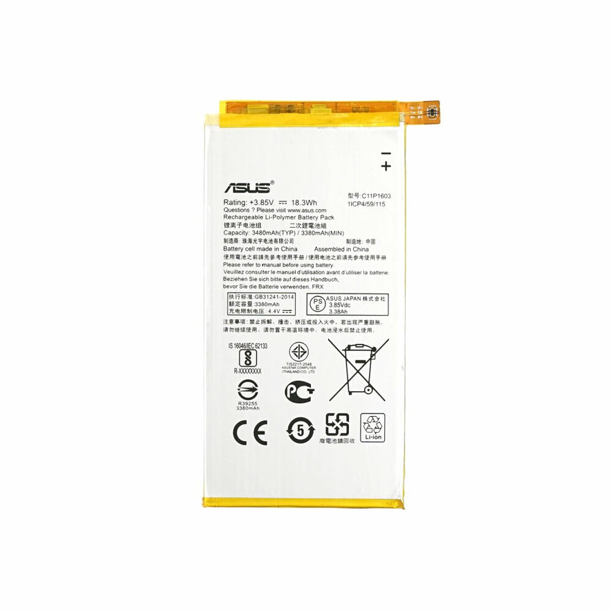 C11P1603 Akku für Asus ZenFone 3 Deluxe Ersatzakku 3000mAh wie Original