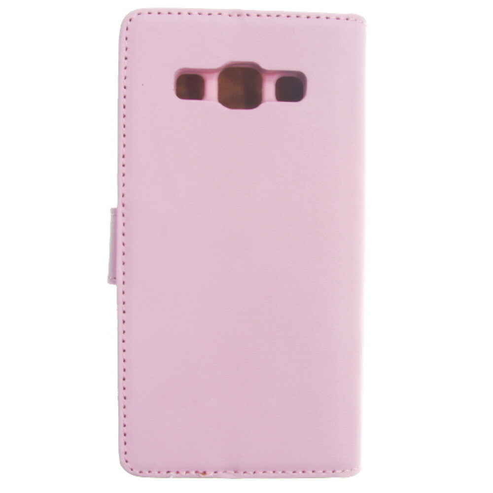 Book Case Handyhülle für Samsung Galaxy A3 A300 Rosa 4250710560820