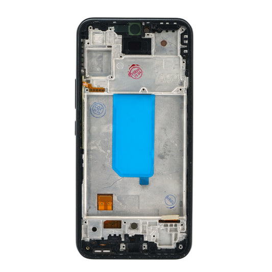 Display (Hard OLED) + Rahmen für Samsung A546 Galaxy A54 schwarz