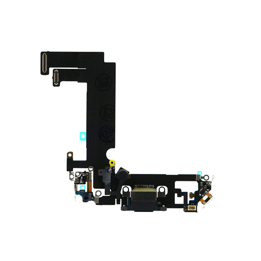 Ladebuchse für iPhone 12 Mini Schwarz Dock Connector Flex Ersatz