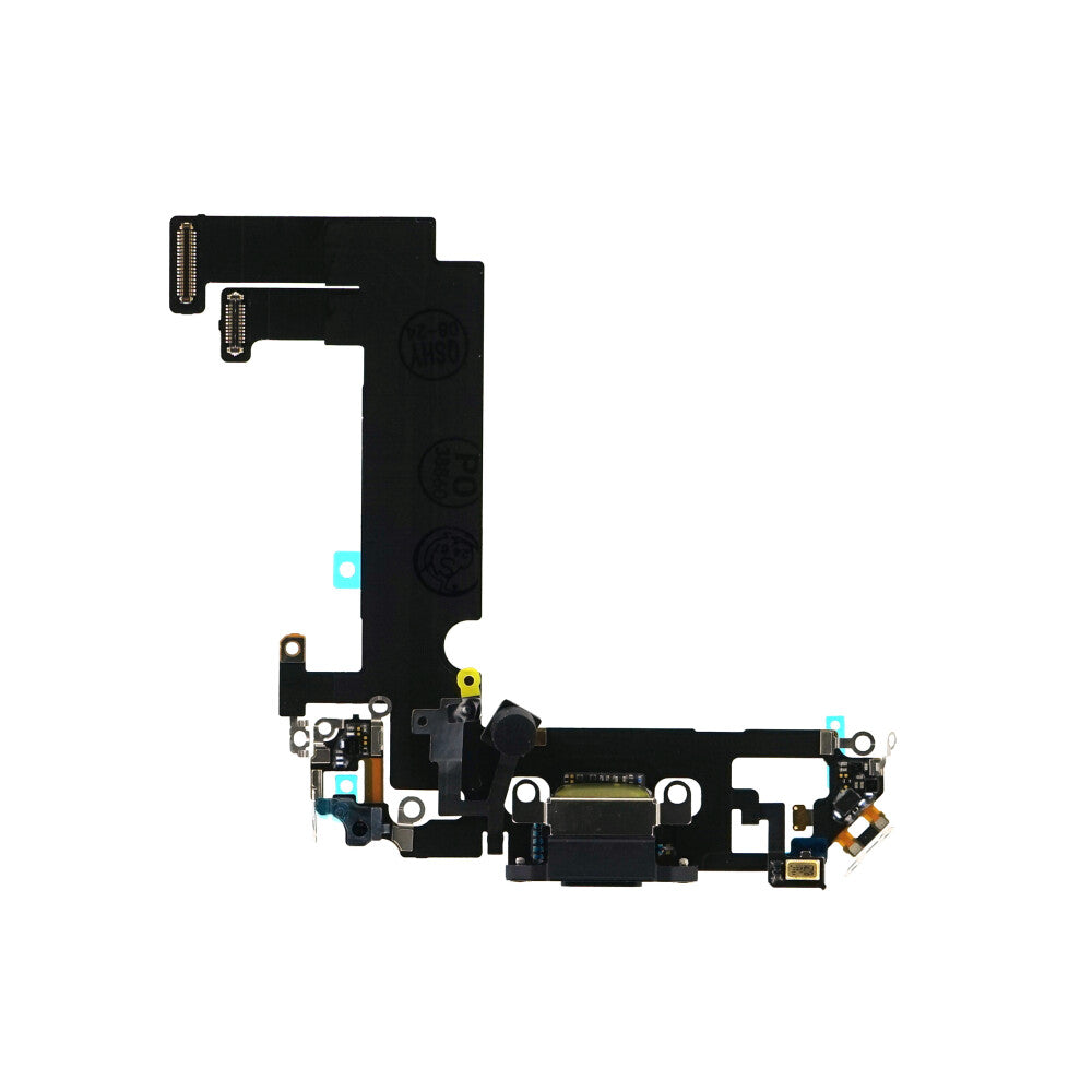 Ladebuchse für iPhone 12 Mini Schwarz Dock Connector Flex Ersatz