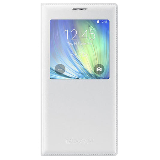 Original Flip-Cover Handyhülle für Samsung A7 Weiß EF-CA700BWEGWW