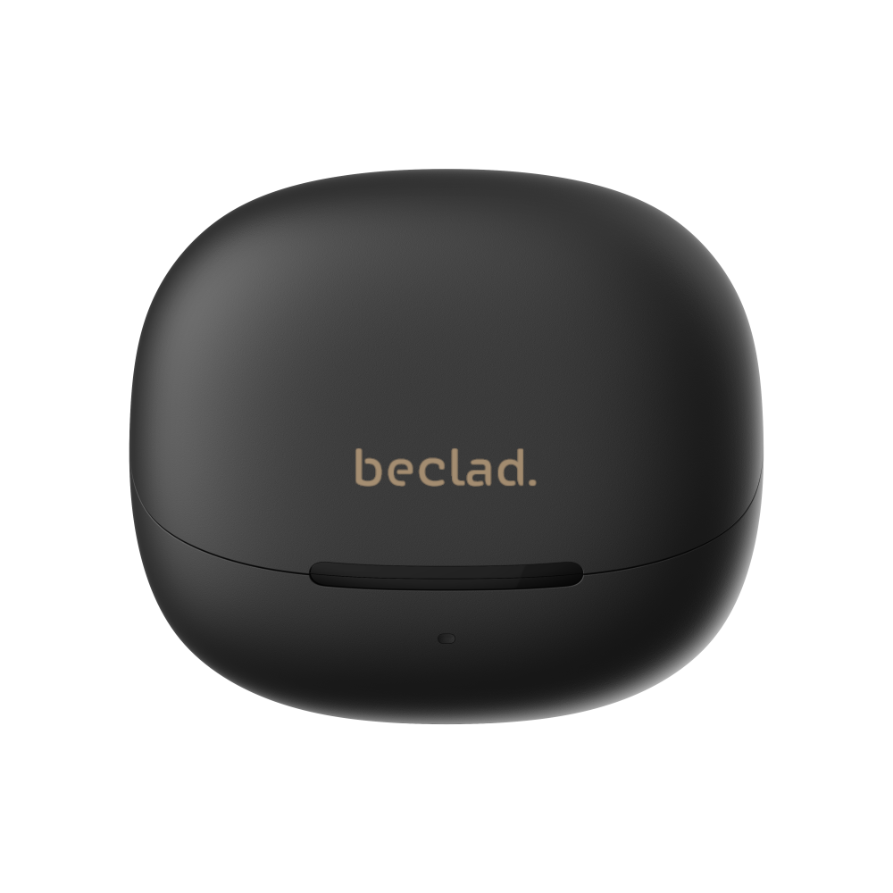 beclad. True Wireless Earbuds mit Geräuschunterdrückung, Schwarz, BE-SE001BG-GR Hauptbild