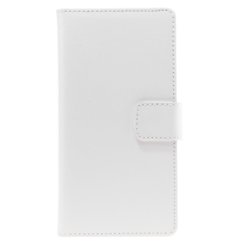 Book Case Handyhülle für Sony Xperia Z2 Weiß Lederhülle Schutz Cover