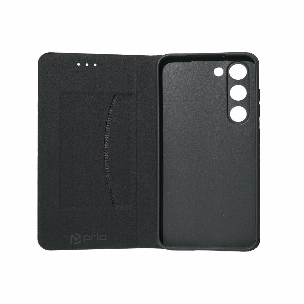 prio Book Case / Tasche Fashion für Samsung S23 schwarz-rot