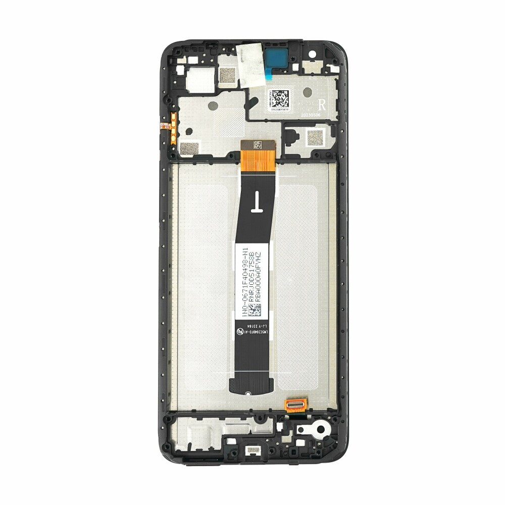 Original Display für Xiaomi Redmi 12C LCD + Rahmen Schwarz 5600010C3T00