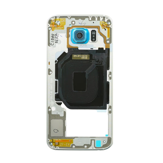 Original Mittelrahmen für Samsung Galaxy S6 G920F Blau GH96-08583D