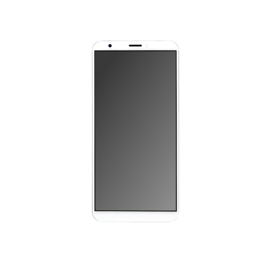 OEM display unit + frame for Huawei Honor 7C white, without logo