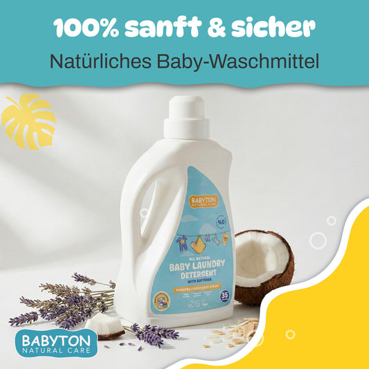 Babyton Baby Waschmittel, natürlich, 1000 ml