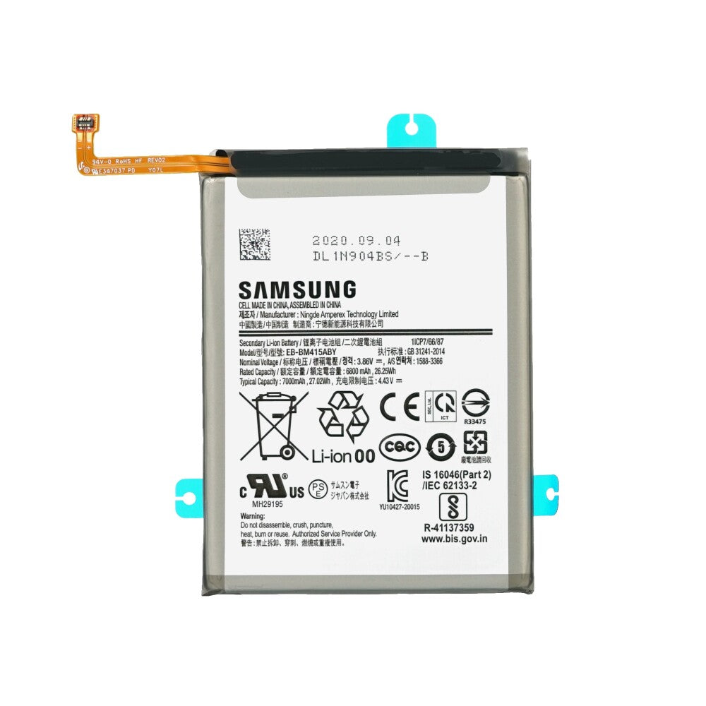 Original Akku für Samsung Galaxy M31s EB-BM317ABY 6000mAh Ersatzakku GH82-23775A