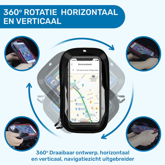 UFUZON Fahrrad-Telefonhalterung, wasserdicht