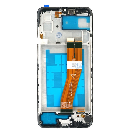 Display + Rahmen + Kleinteile (Kleber, Flex, Lautsprecher, Vibrator) SM-A035 Galaxy A03(EU) schwarz
