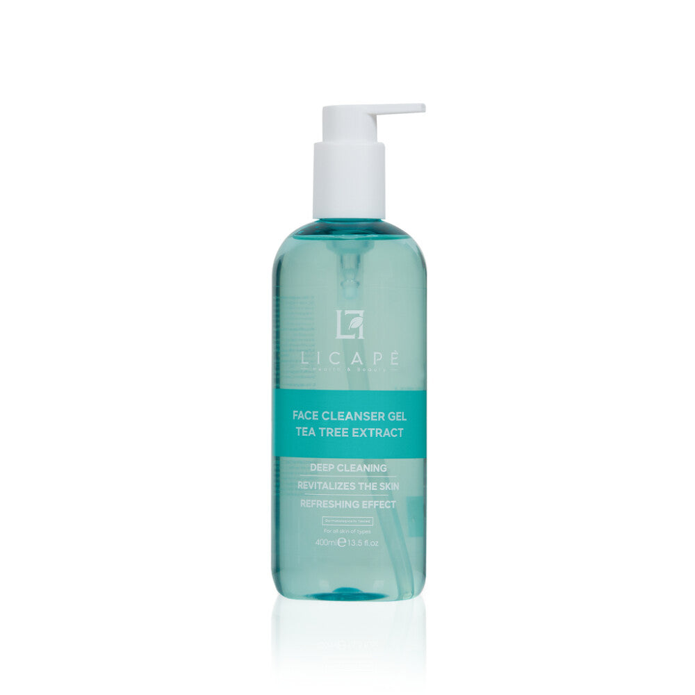 Tea Tree Gesichtsreinigungsgel 400 ml - Sanfte Tiefenreinigung & Feuchtigkeit