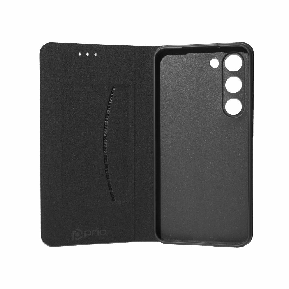 prio Book Case / Tasche Fashion für Samsung S23 blau-schwarz