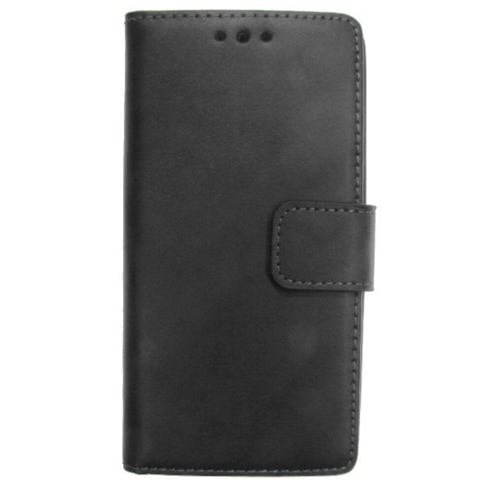 Leder Handyhülle für Samsung Galaxy A3 A300 Schwarz Schutz Tasche