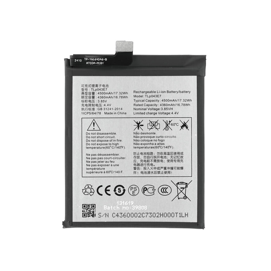 TLP043E7 Akku für TCL 10 5G 20 5G 30 XE 5G wie Original 4500mAh Ersatzakku