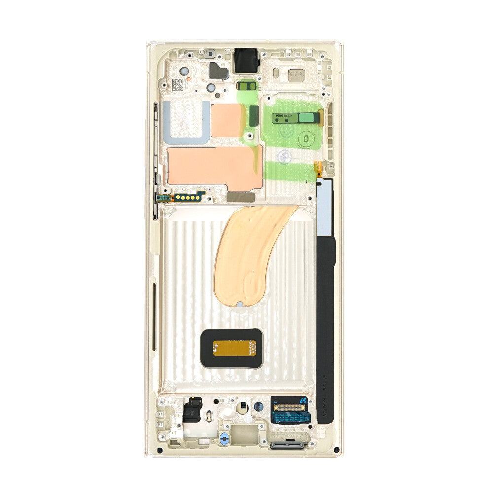 Original Display für Samsung Galaxy S23 Ultra S918 LCD +Rahmen Creme GH82-30466B