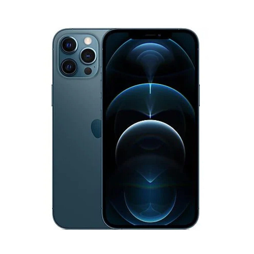 Apple iPhone 12 Pro Max Gerät 128 GB, Pazifikblau, sehr gut
