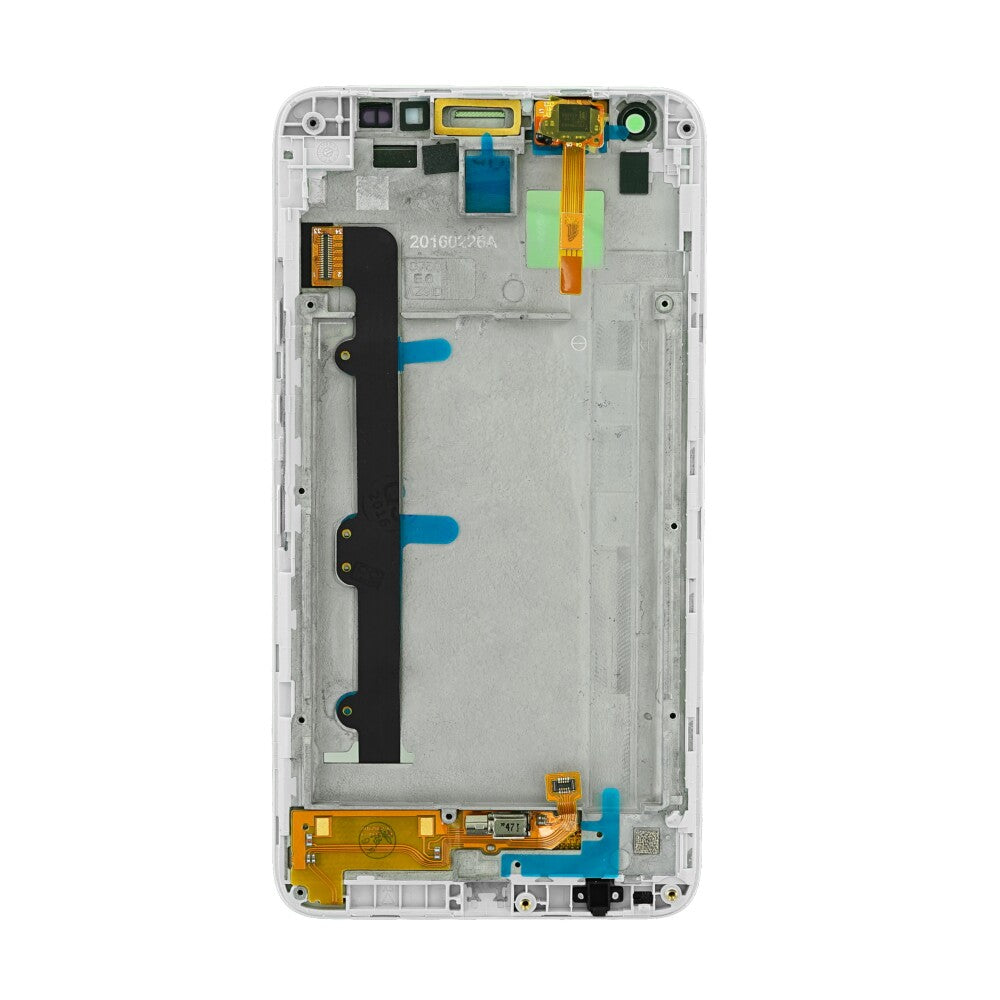 Display für Huawei Honor 3X LCD + Rahmen Weiß Touch Bildschirm